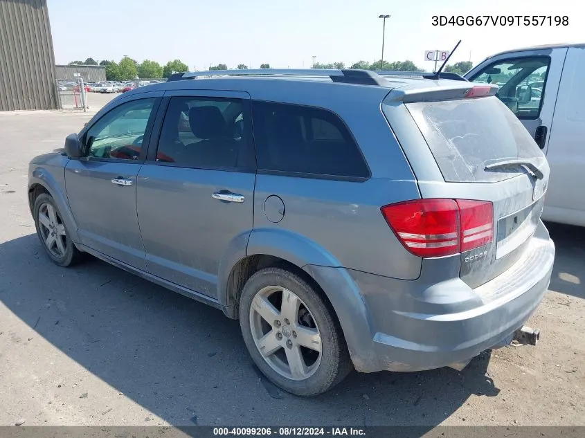 2009 Dodge Journey R/T VIN: 3D4GG67V09T557198 Lot: 40099206