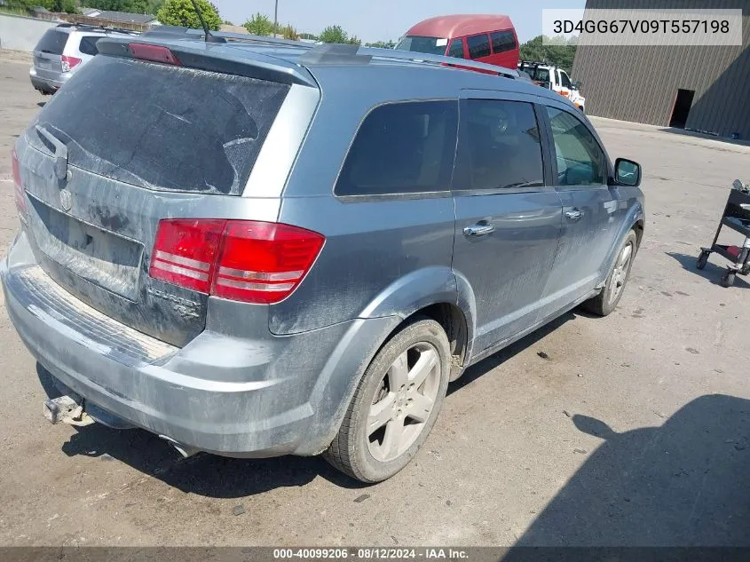 2009 Dodge Journey R/T VIN: 3D4GG67V09T557198 Lot: 40099206