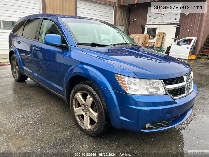 2009 Dodge Journey Sxt VIN: 3D4GH57V59T212420 Lot: 40180920