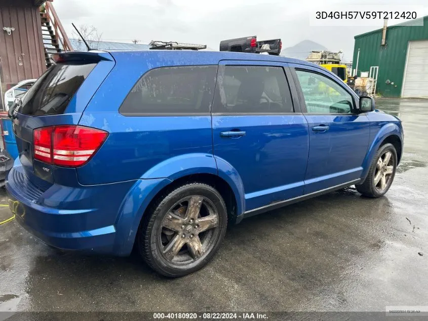 2009 Dodge Journey Sxt VIN: 3D4GH57V59T212420 Lot: 40180920