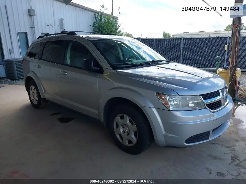 2009 Dodge Journey Se VIN: 3D4GG47B79T149484 Lot: 40249302