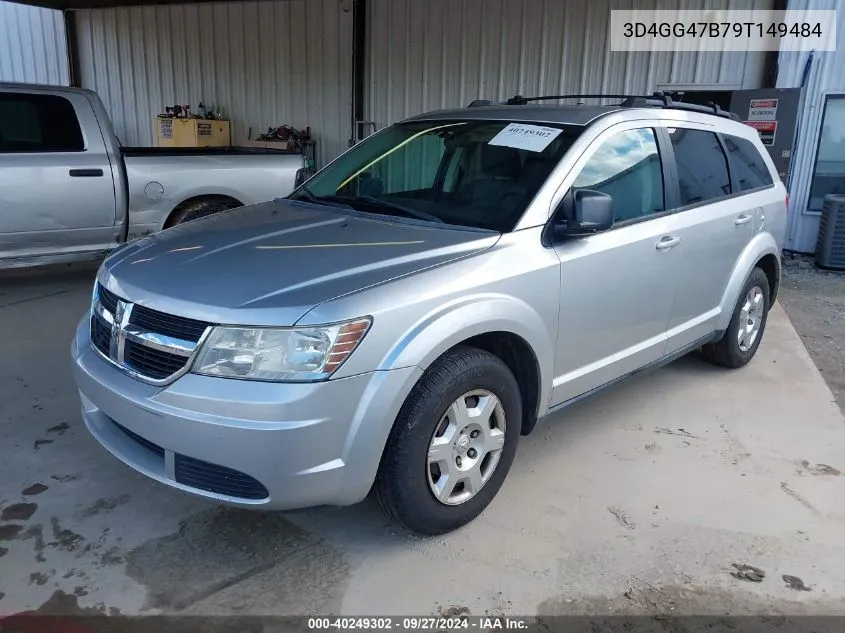 2009 Dodge Journey Se VIN: 3D4GG47B79T149484 Lot: 40249302