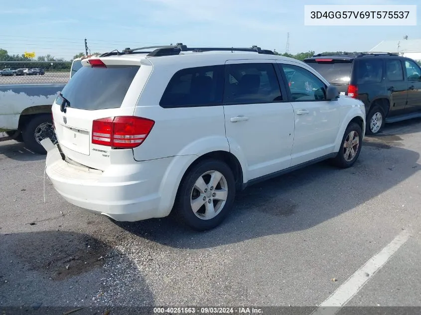 2009 Dodge Journey Sxt VIN: 3D4GG57V69T575537 Lot: 40251563