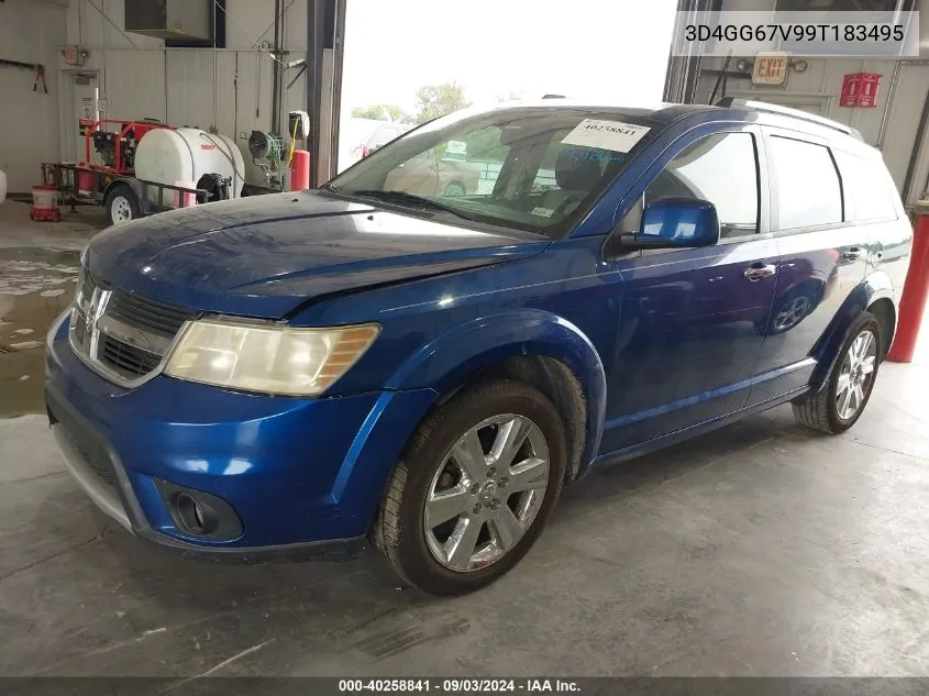 2009 Dodge Journey R/T VIN: 3D4GG67V99T183495 Lot: 40258841