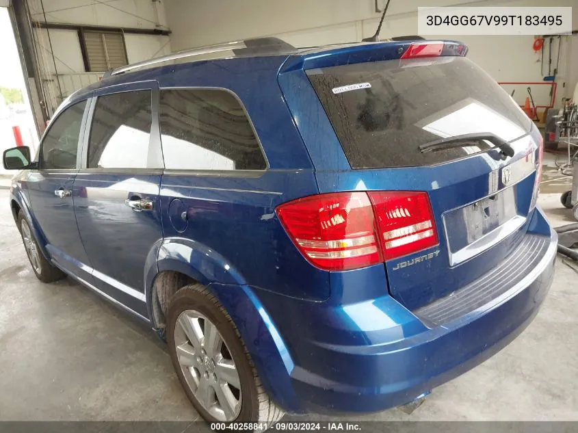 2009 Dodge Journey R/T VIN: 3D4GG67V99T183495 Lot: 40258841