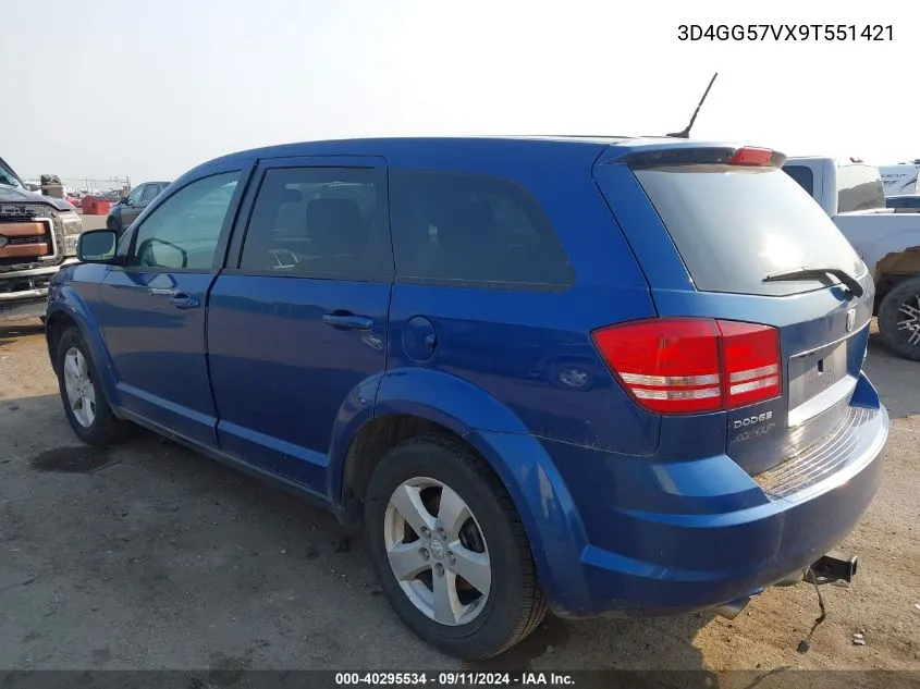 2009 Dodge Journey Sxt VIN: 3D4GG57VX9T551421 Lot: 40295534