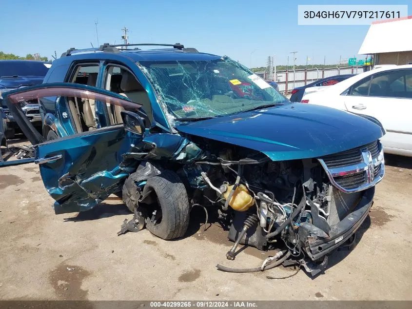 2009 Dodge Journey R/T VIN: 3D4GH67V79T217611 Lot: 40299265