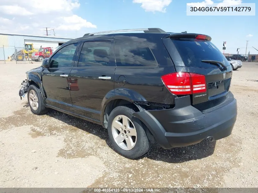 2009 Dodge Journey R/T VIN: 3D4GG67V59T142779 Lot: 40354123