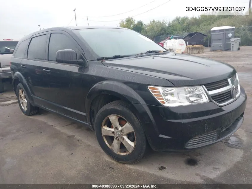 2009 Dodge Journey Sxt VIN: 3D4GG57V99T231037 Lot: 40388093