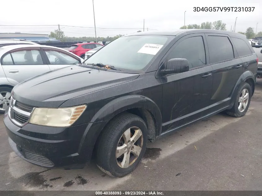 2009 Dodge Journey Sxt VIN: 3D4GG57V99T231037 Lot: 40388093