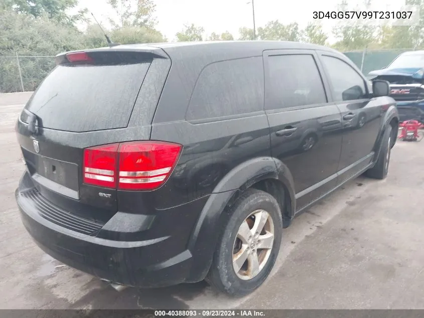 2009 Dodge Journey Sxt VIN: 3D4GG57V99T231037 Lot: 40388093