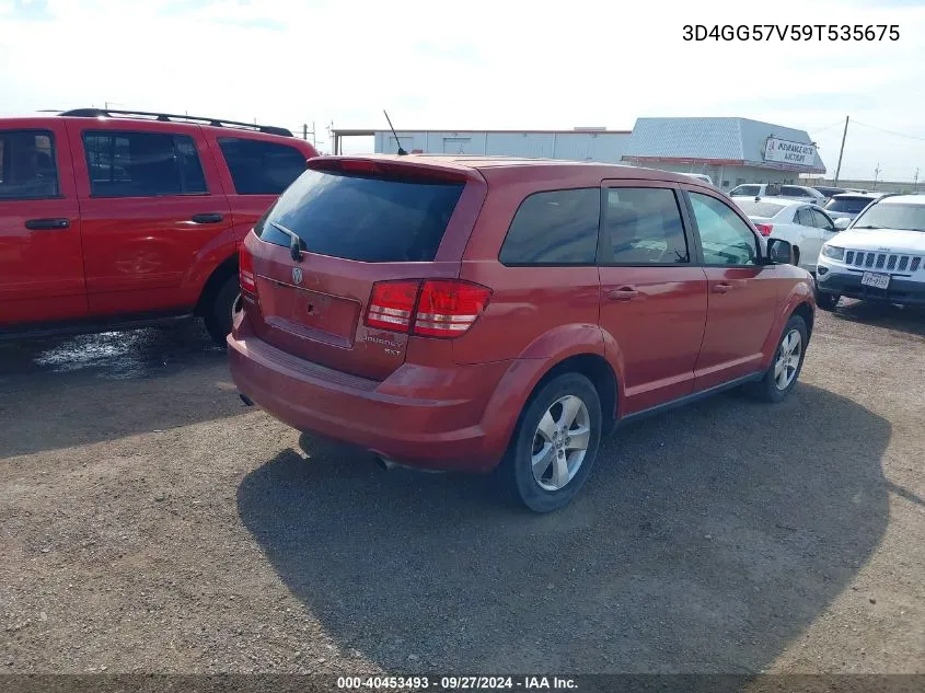 2009 Dodge Journey Sxt VIN: 3D4GG57V59T535675 Lot: 40453493