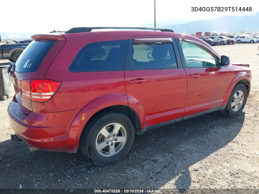 2009 Dodge Journey Sxt VIN: 3D4GG57B29T514448 Lot: 40475559