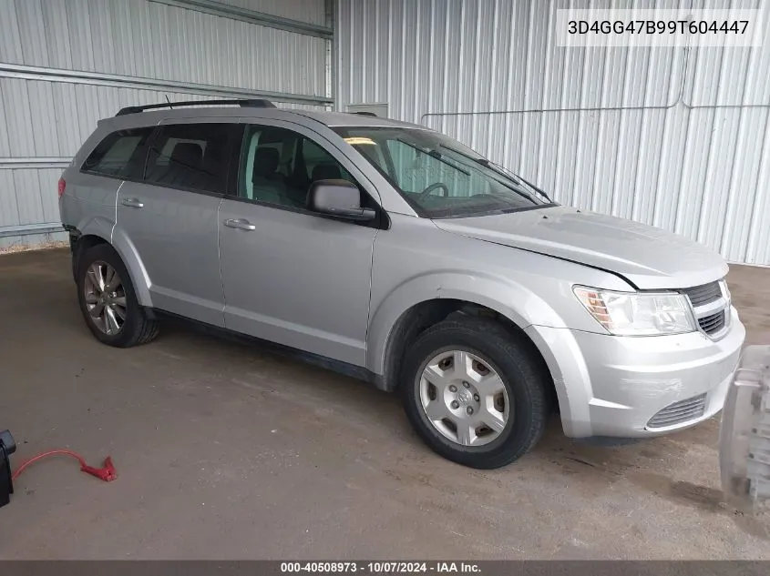 2009 Dodge Journey Se VIN: 3D4GG47B99T604447 Lot: 40508973