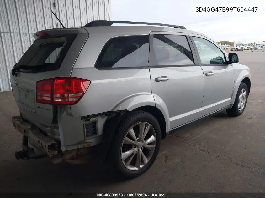 2009 Dodge Journey Se VIN: 3D4GG47B99T604447 Lot: 40508973