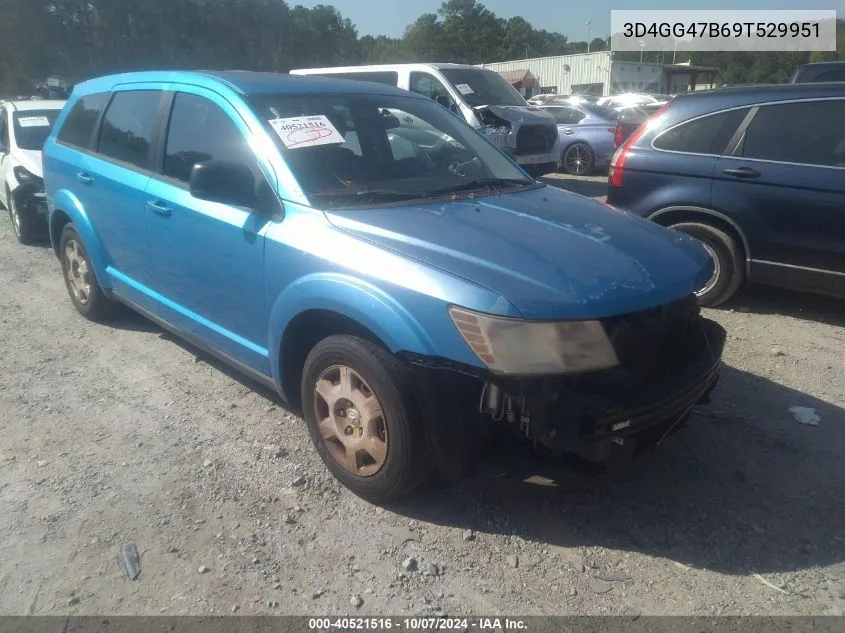 2009 Dodge Journey Se VIN: 3D4GG47B69T529951 Lot: 40521516