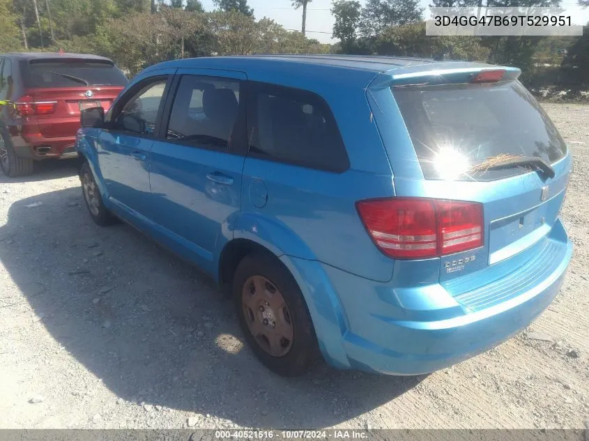 2009 Dodge Journey Se VIN: 3D4GG47B69T529951 Lot: 40521516