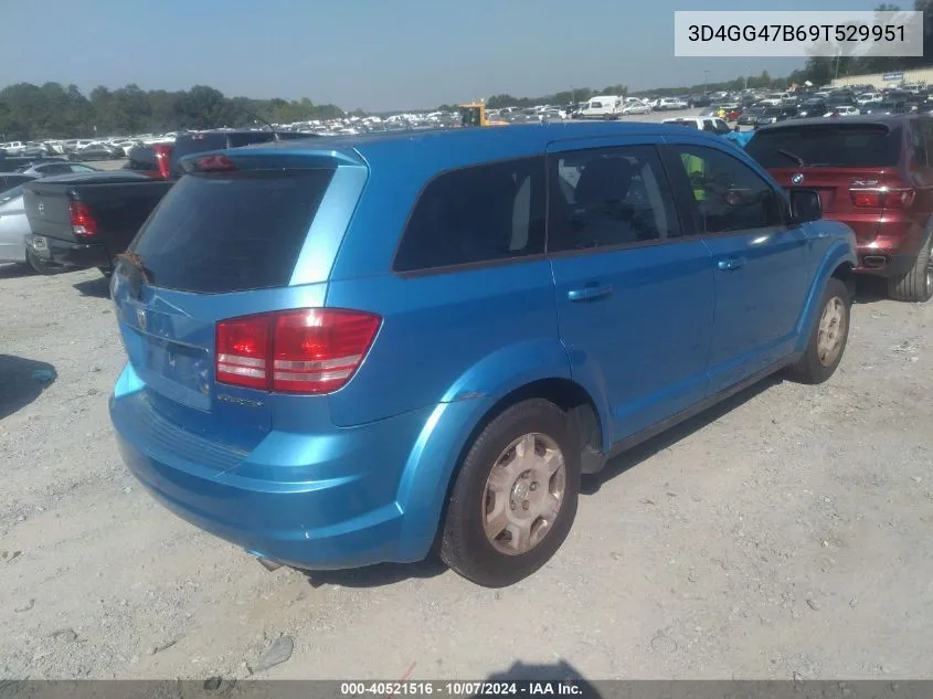 2009 Dodge Journey Se VIN: 3D4GG47B69T529951 Lot: 40521516