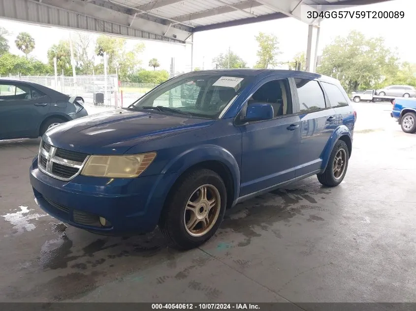 2009 Dodge Journey Sxt VIN: 3D4GG57V59T200089 Lot: 40540612