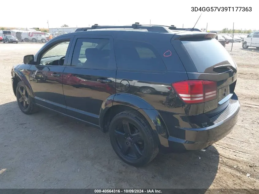 2009 Dodge Journey Sxt VIN: 3D4GG57V39T177363 Lot: 40564316