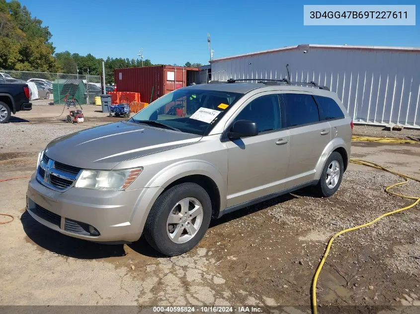 2009 Dodge Journey Se VIN: 3D4GG47B69T227611 Lot: 40595824