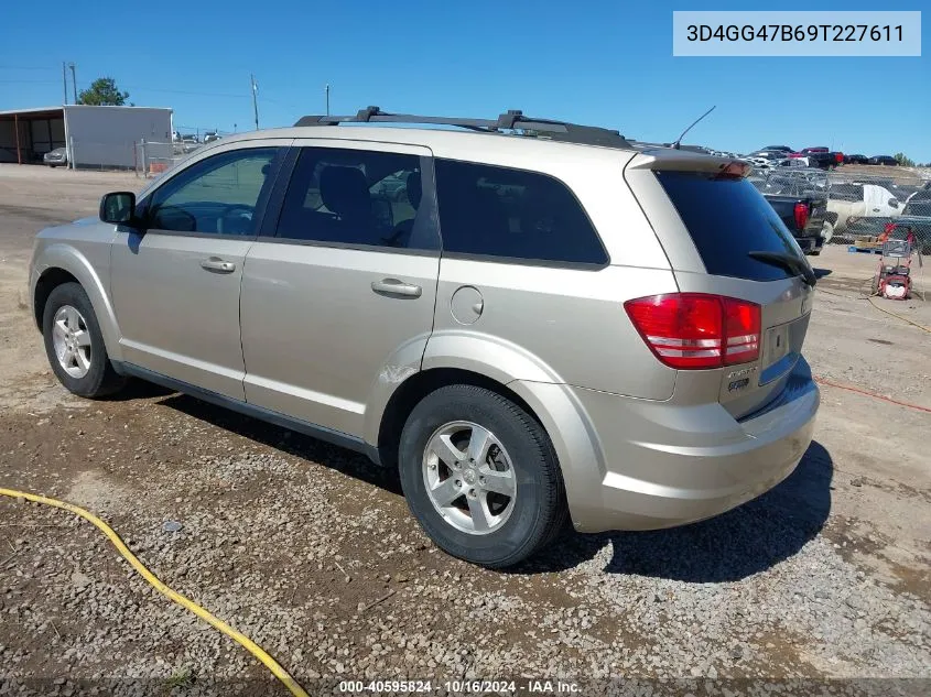 2009 Dodge Journey Se VIN: 3D4GG47B69T227611 Lot: 40595824