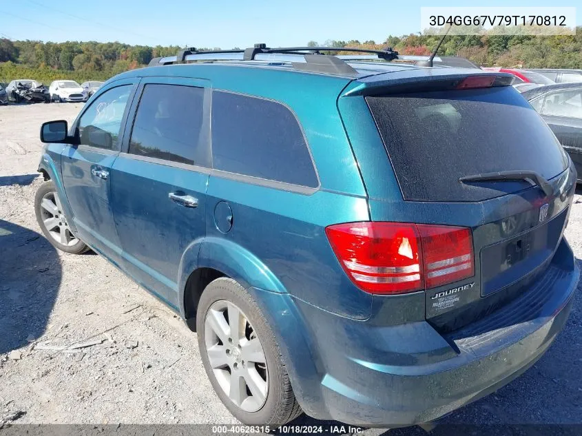 2009 Dodge Journey R/T VIN: 3D4GG67V79T170812 Lot: 40628315