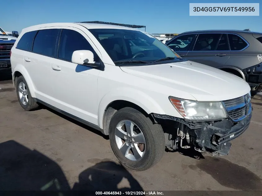 2009 Dodge Journey Sxt VIN: 3D4GG57V69T549956 Lot: 40645943