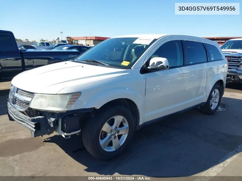 2009 Dodge Journey Sxt VIN: 3D4GG57V69T549956 Lot: 40645943