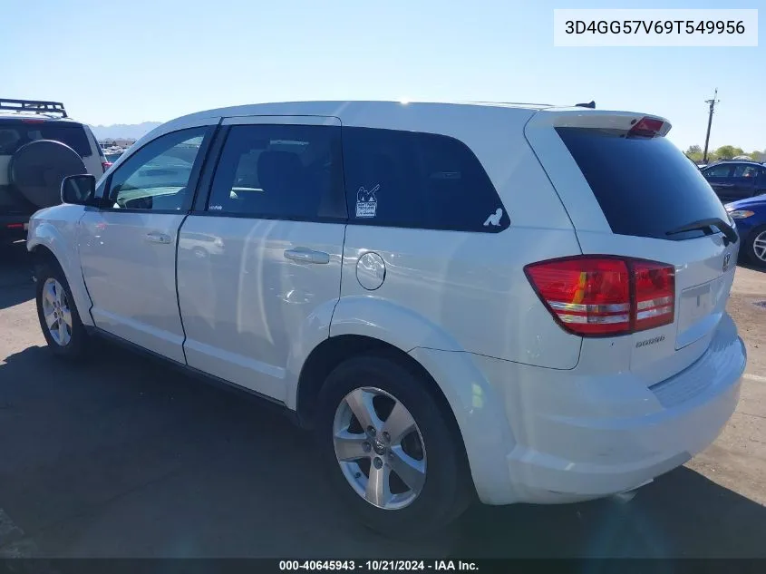 2009 Dodge Journey Sxt VIN: 3D4GG57V69T549956 Lot: 40645943