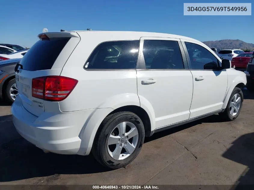 2009 Dodge Journey Sxt VIN: 3D4GG57V69T549956 Lot: 40645943