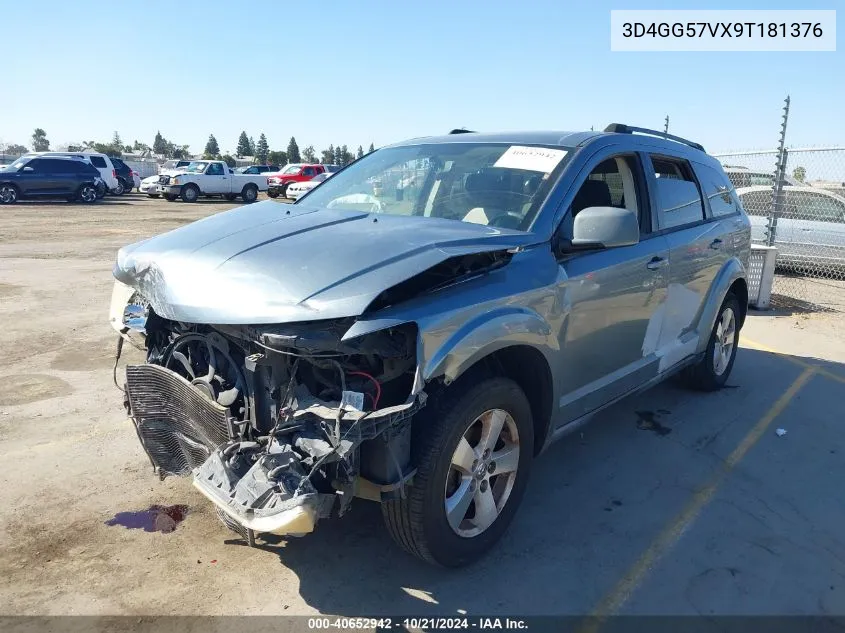 2009 Dodge Journey Sxt VIN: 3D4GG57VX9T181376 Lot: 40652942