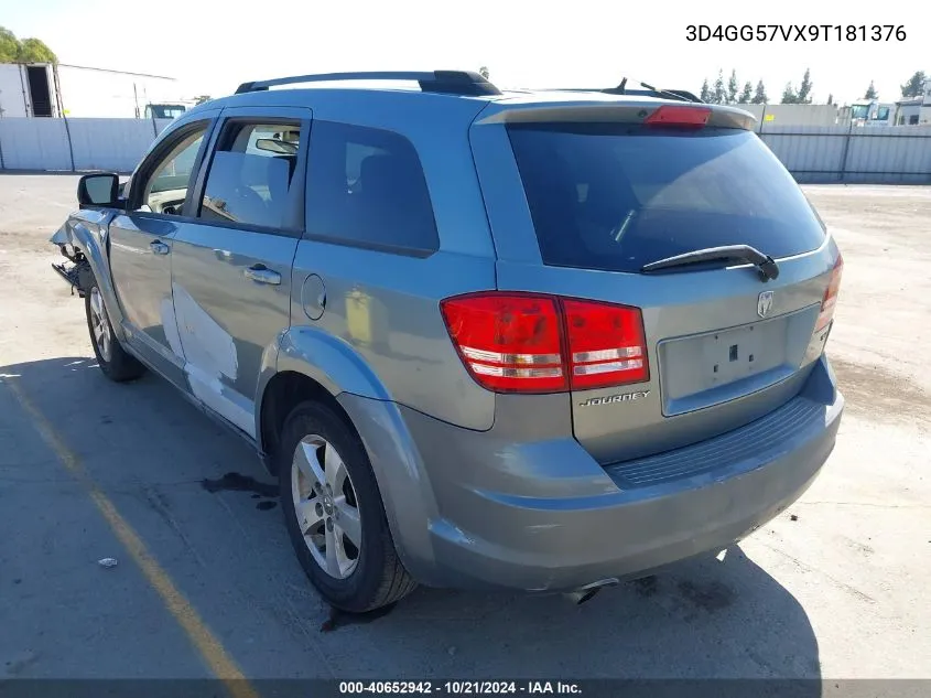 2009 Dodge Journey Sxt VIN: 3D4GG57VX9T181376 Lot: 40652942