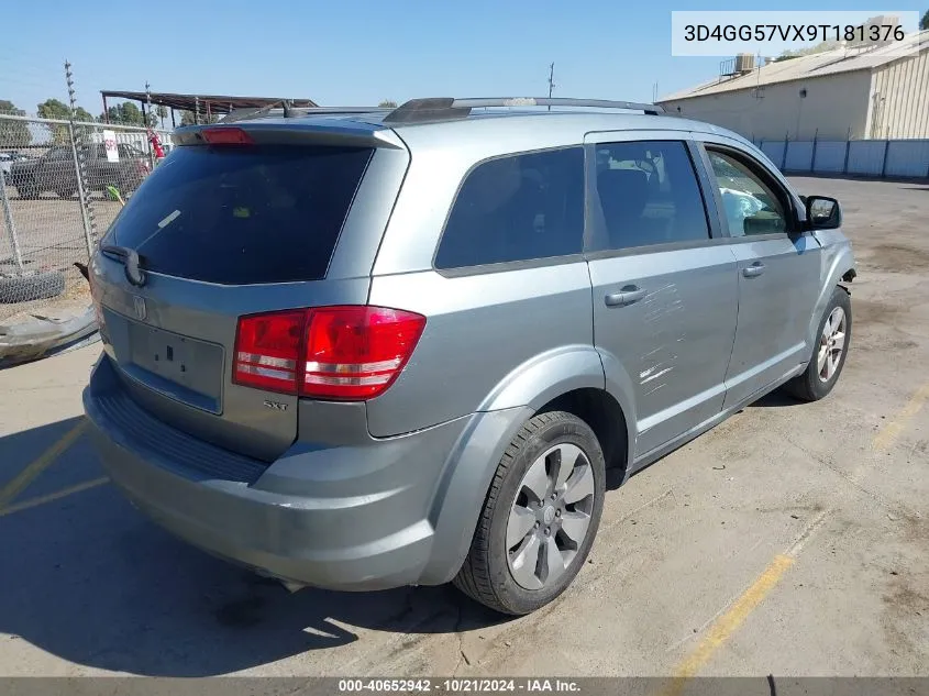 2009 Dodge Journey Sxt VIN: 3D4GG57VX9T181376 Lot: 40652942