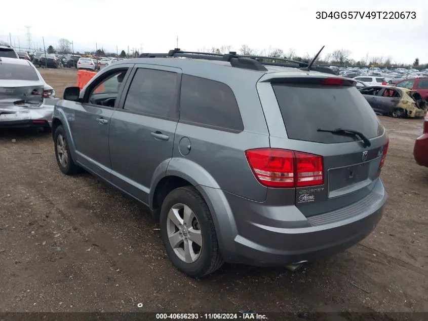 2009 Dodge Journey Sxt VIN: 3D4GG57V49T220673 Lot: 40656293