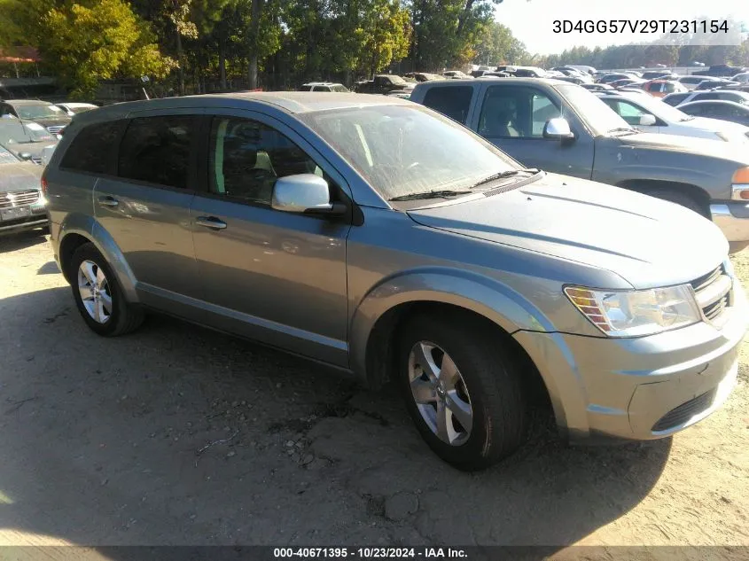 2009 Dodge Journey Sxt VIN: 3D4GG57V29T231154 Lot: 40671395