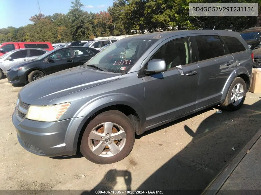 2009 Dodge Journey Sxt VIN: 3D4GG57V29T231154 Lot: 40671395