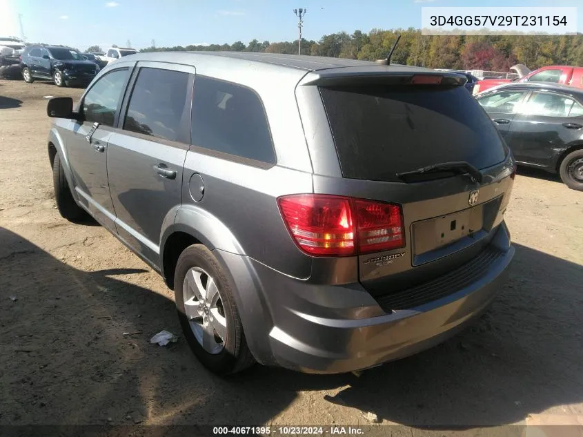 2009 Dodge Journey Sxt VIN: 3D4GG57V29T231154 Lot: 40671395