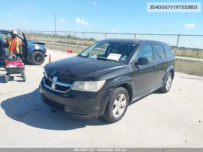 2009 Dodge Journey Sxt VIN: 3D4GG57V19T553803 Lot: 40677152