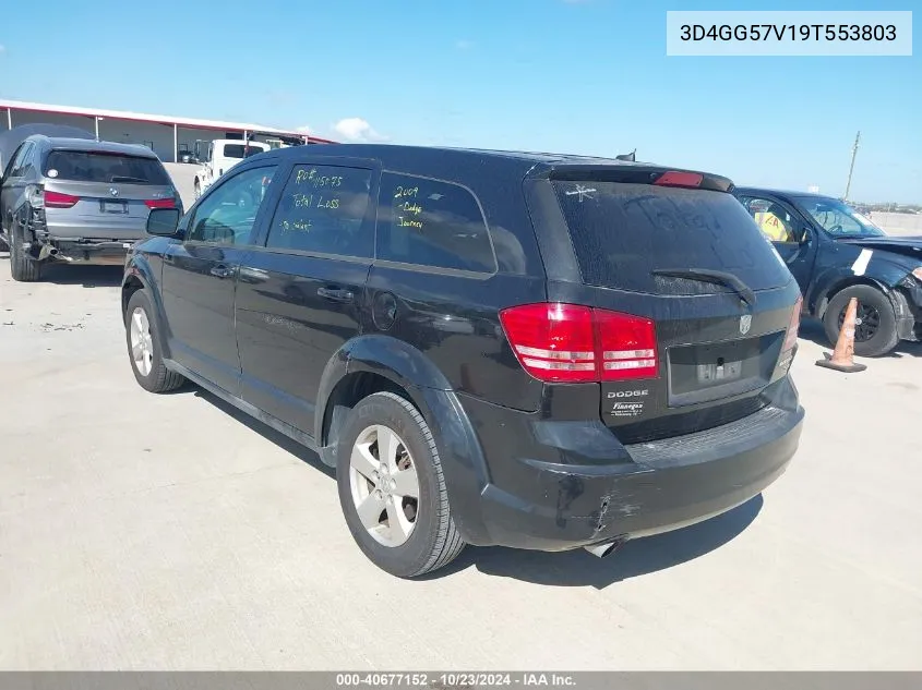 2009 Dodge Journey Sxt VIN: 3D4GG57V19T553803 Lot: 40677152