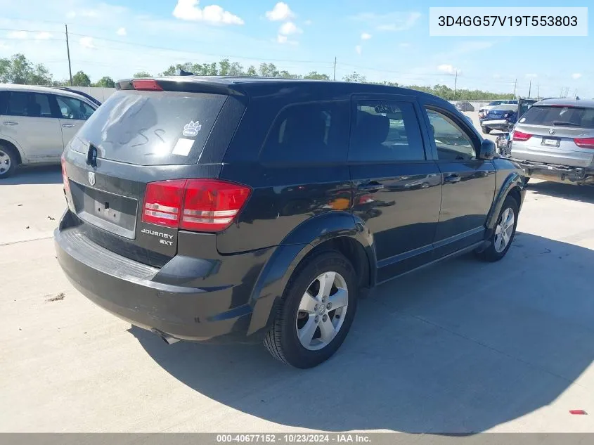 2009 Dodge Journey Sxt VIN: 3D4GG57V19T553803 Lot: 40677152