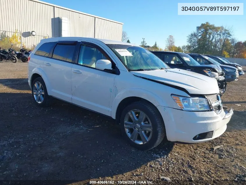 2009 Dodge Journey Sxt VIN: 3D4GG57V89T597197 Lot: 40686162