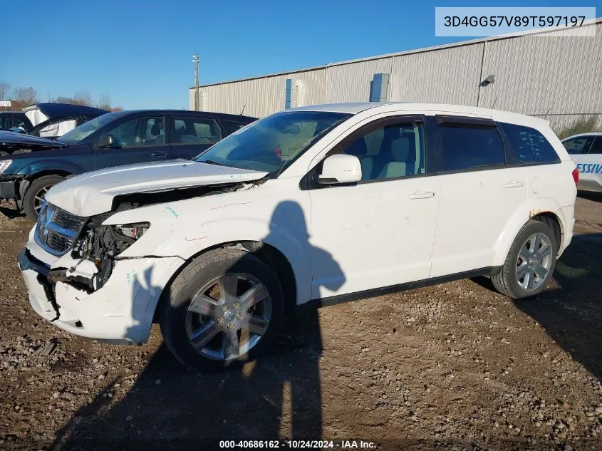 2009 Dodge Journey Sxt VIN: 3D4GG57V89T597197 Lot: 40686162