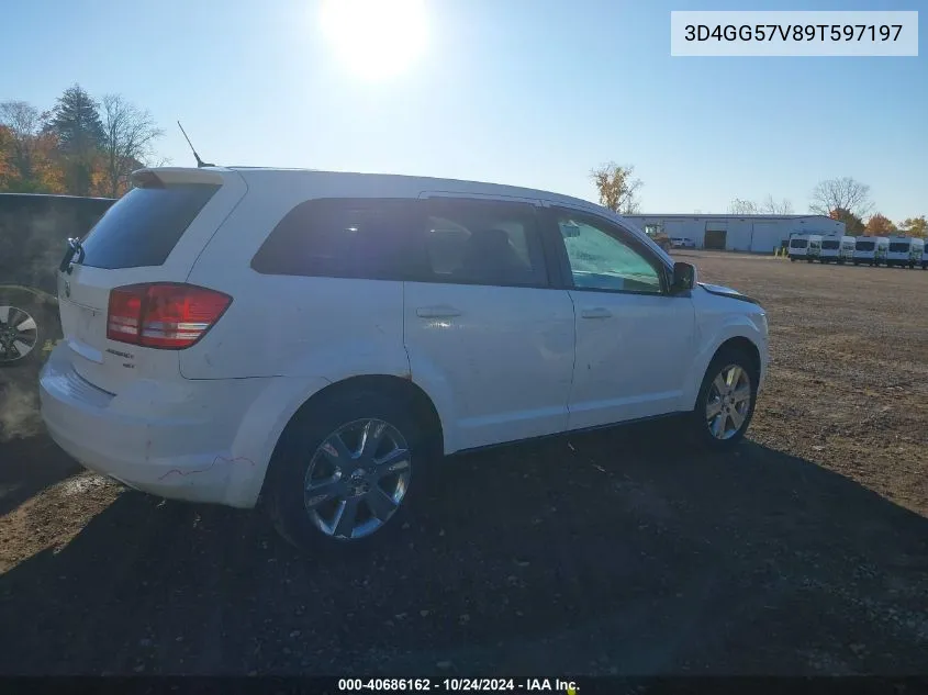 2009 Dodge Journey Sxt VIN: 3D4GG57V89T597197 Lot: 40686162