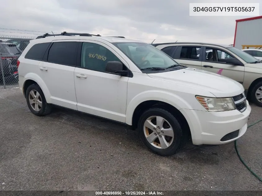 2009 Dodge Journey Sxt VIN: 3D4GG57V19T505637 Lot: 40698850