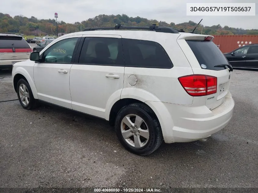 2009 Dodge Journey Sxt VIN: 3D4GG57V19T505637 Lot: 40698850