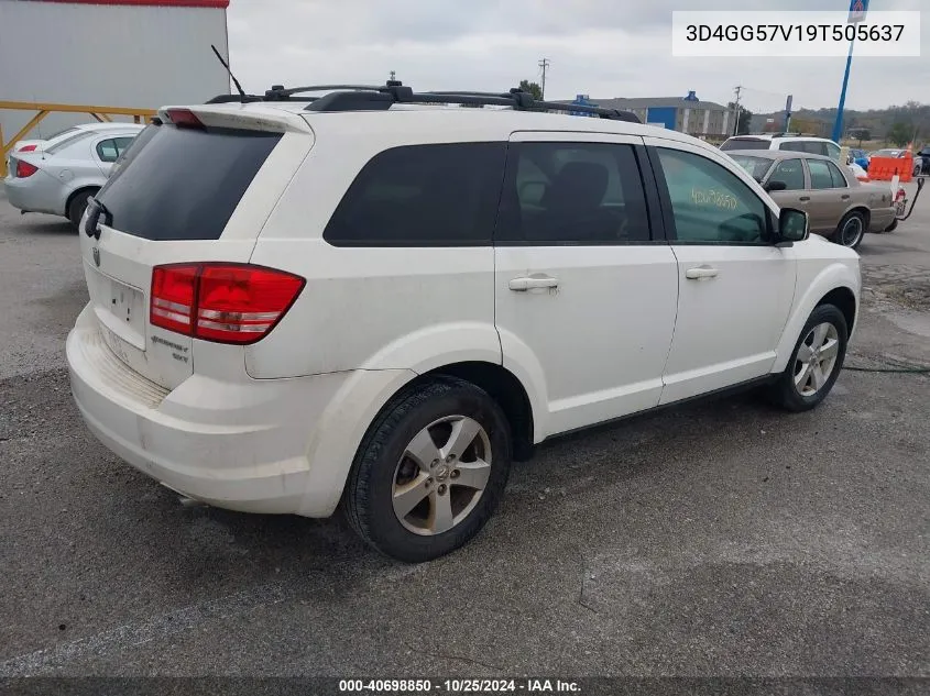 2009 Dodge Journey Sxt VIN: 3D4GG57V19T505637 Lot: 40698850