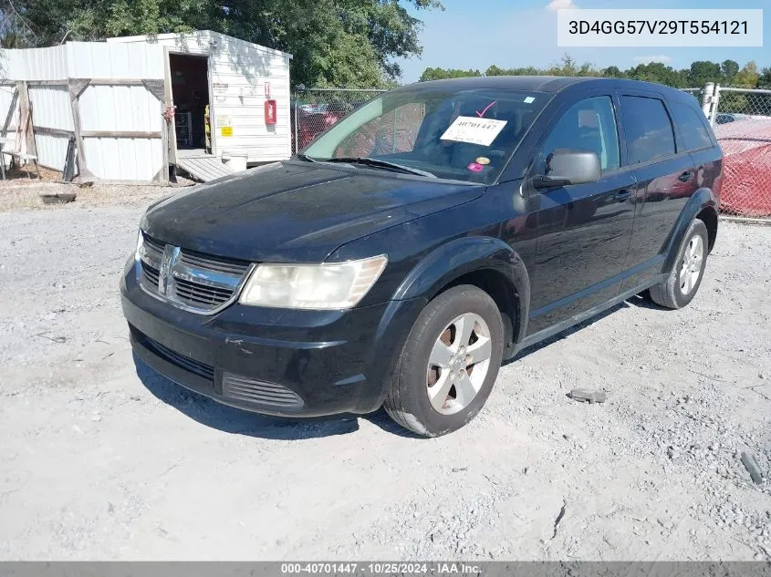 2009 Dodge Journey Sxt VIN: 3D4GG57V29T554121 Lot: 40701447