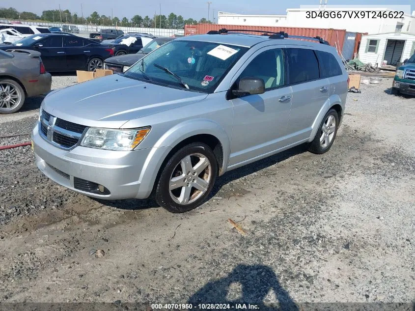 2009 Dodge Journey R/T VIN: 3D4GG67VX9T246622 Lot: 40701950