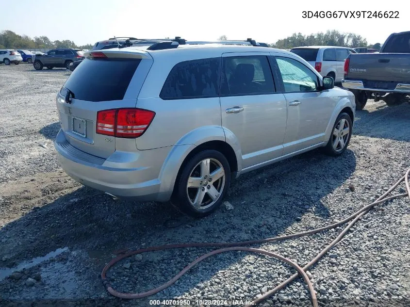 2009 Dodge Journey R/T VIN: 3D4GG67VX9T246622 Lot: 40701950